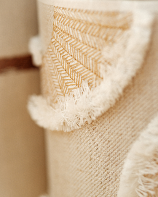 Handgemaakte Lampenkap - Gitane Karin Sajo Ø 15 cm