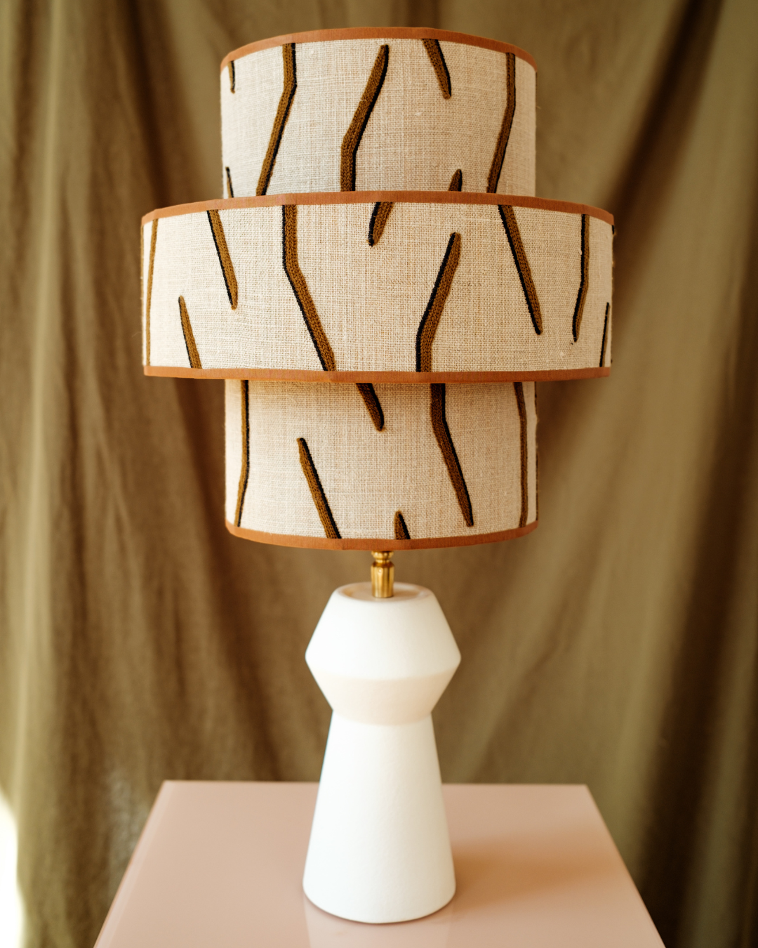 Handgemaakte Lampenkap - Lalla Pierre Frey - Trio