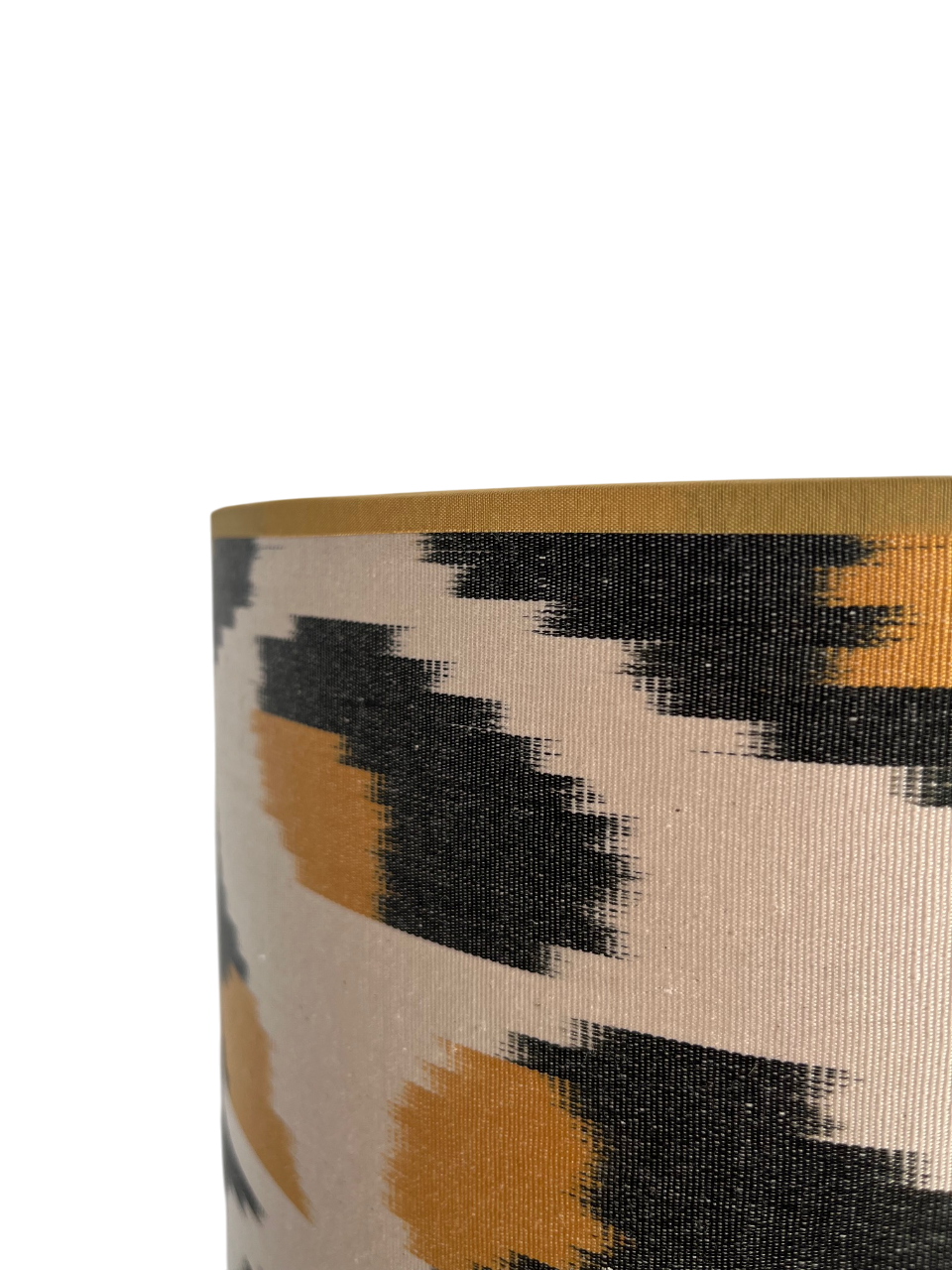 Handgemaakte Lampenkap - Ikat Panter Ø 30 cm