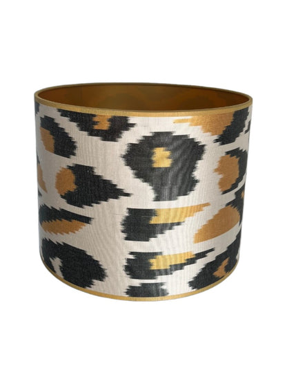 Handgemaakte Lampenkap - Ikat Panter Ø 30 cm