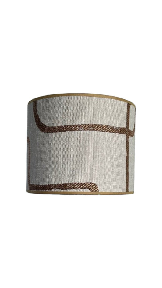 Handgemaakte Lampenkap - Promenade Dedar - Ø 25 cm