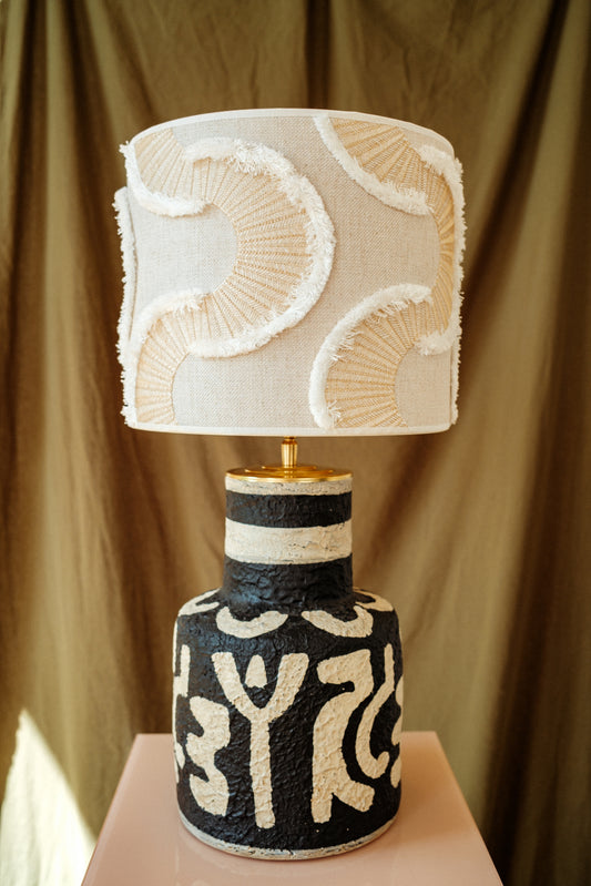 Lampenvoet Zwart wit