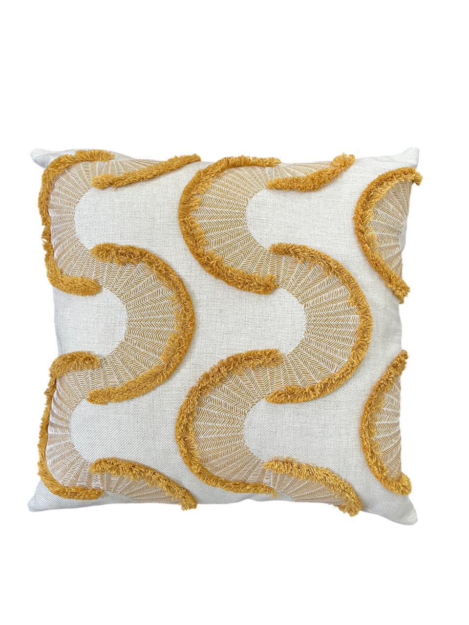 Handgemaakt sierkussen - Gitane Karin Sajo - Goud - 50x50 cm