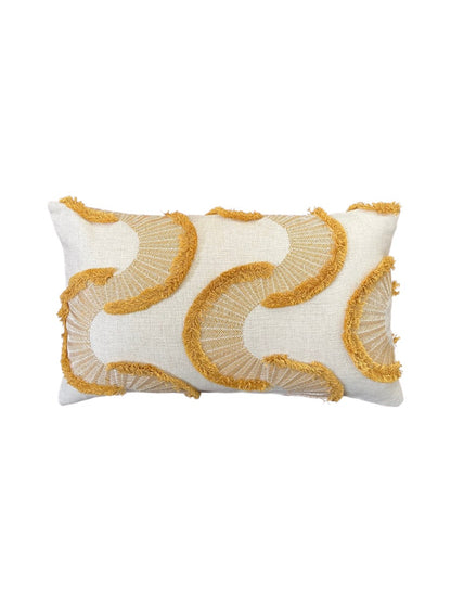 Handgemaakt sierkussen - Gitane Karin Sajo - Goud - 30x50 cm