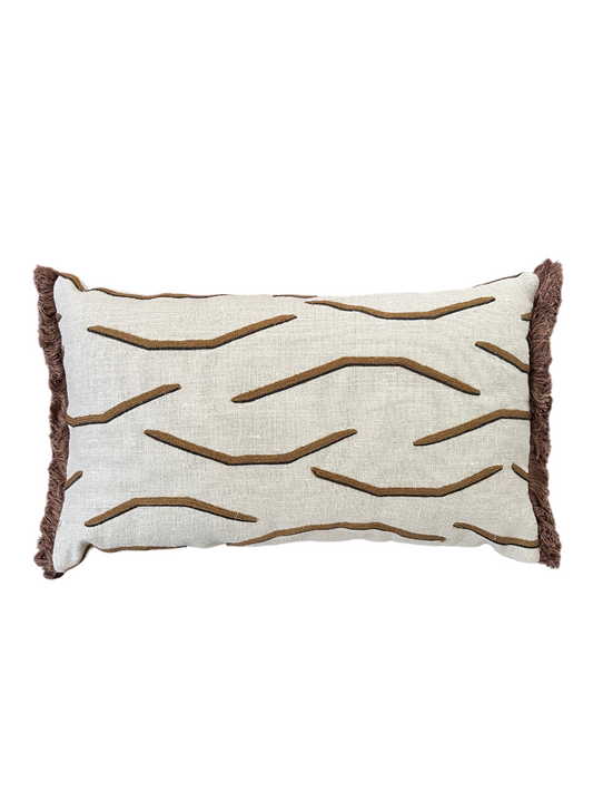 Handgemaakt sierkussen - Lalla Pierre Frey - 30x50 cm